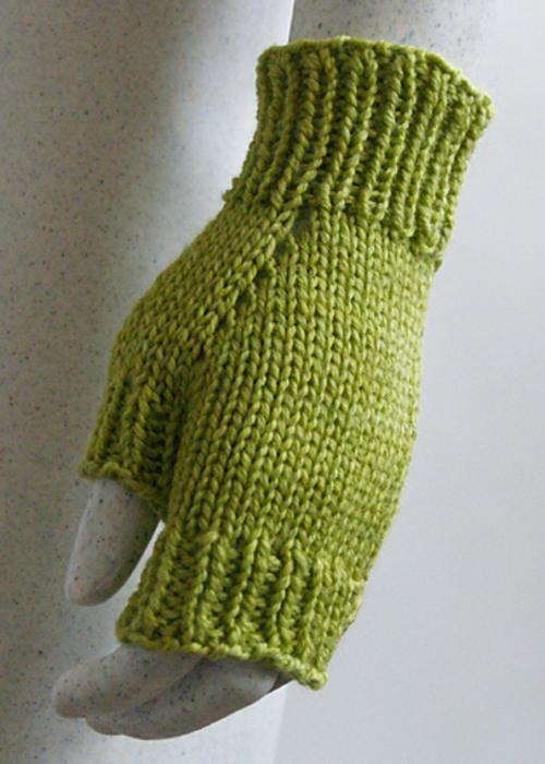 Perfect Texting Mitts - Knitting Pattern 