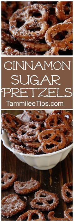 CINNAMON SUGAR PRETZELS