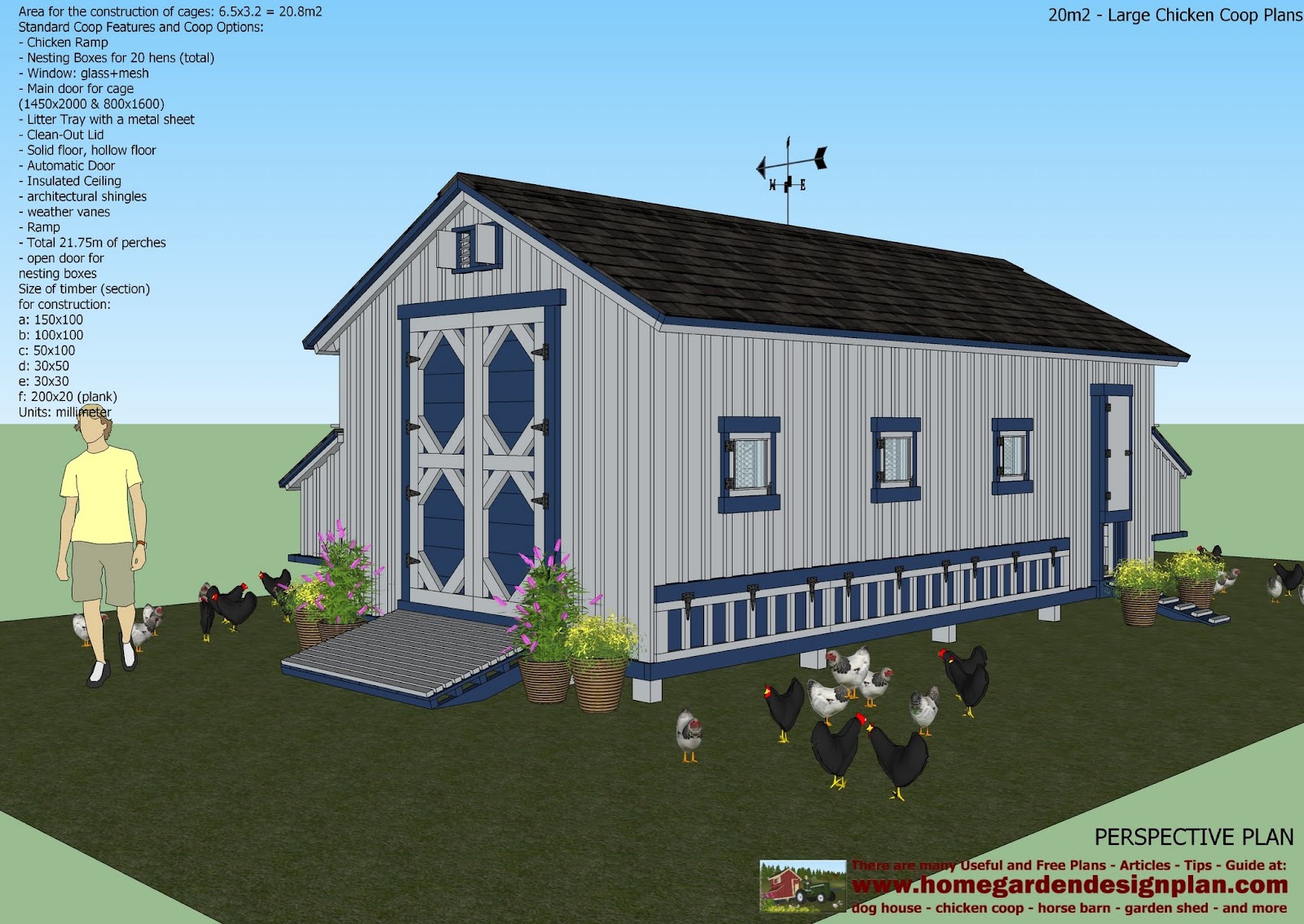  chicken coop plans - Chicken coop design - How to build a chicken coop