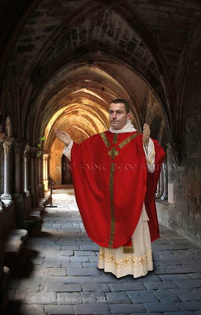 Red vestments