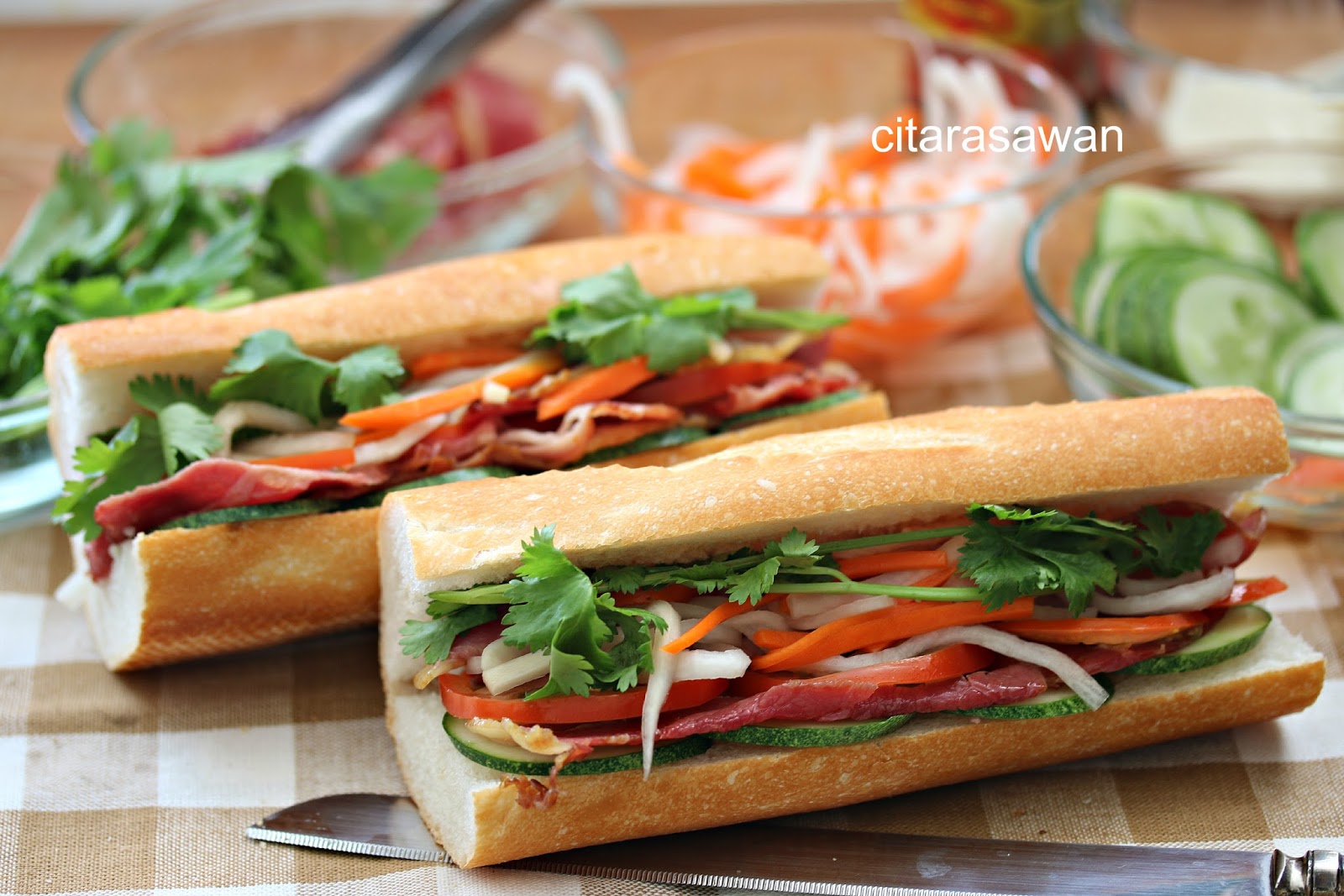 Sandwich Vietnam / Banh Mi Vietnamese Sandwich ~ Blog Kakwan