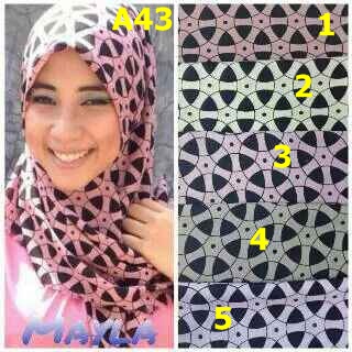 Model Jilbab Bahan Sifon Ceruti Terbaru Syari 2018