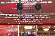 KPU Kabupaten Mitra Hadiri Rapat Kordinasi Persiapan Penyelesaian Hasil Pemilu 2024