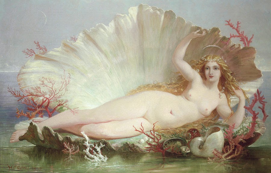 Henry Courtney Selous, The Birth of Venus (1852)