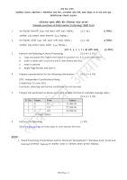 Computer Skill Test Syllabus, Modal And Practice Question Set For Section Officer, Na.Su And Kharidar