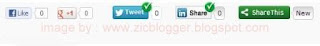 Cara Memasang Widget Share Button dibawah postingan di blog( Facebook, twitter, google+ dll )