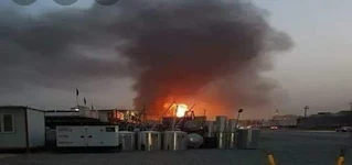 سقوط اربعه صواريخ قرب مطار بغداد