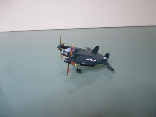 1/144 Vought XF5U Flying Pancake diecast metal aircraft miniature