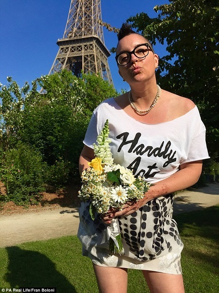 Unbelievable! 42-year-old Woman Marries Herself in France (Photos)