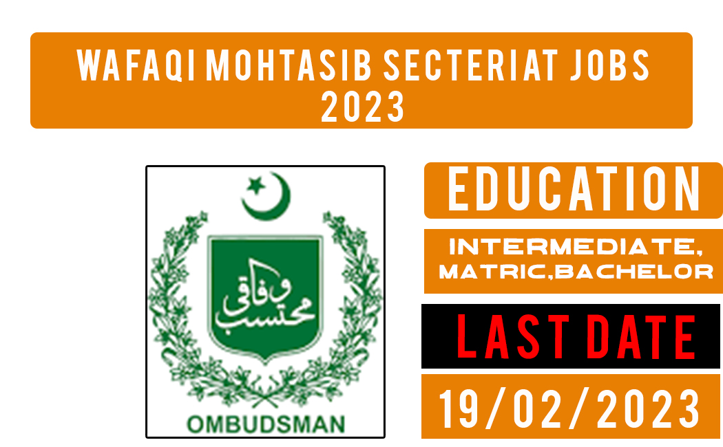 Wafaqi Mohtasib Ombudsman Department has announced new Government jobs 2023 at federal Govt for ldc,udc,steno-typists, and Private Assistant Secretary