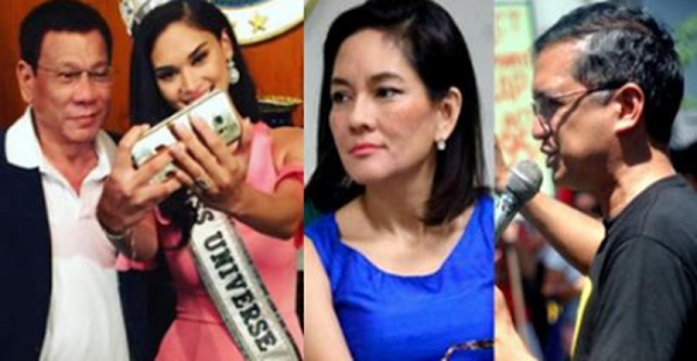 Sen Hontiveros, Teddy Casino Slam President Duterte's Rape Joke on Miss Universe, Pia Wurtzbach Comments