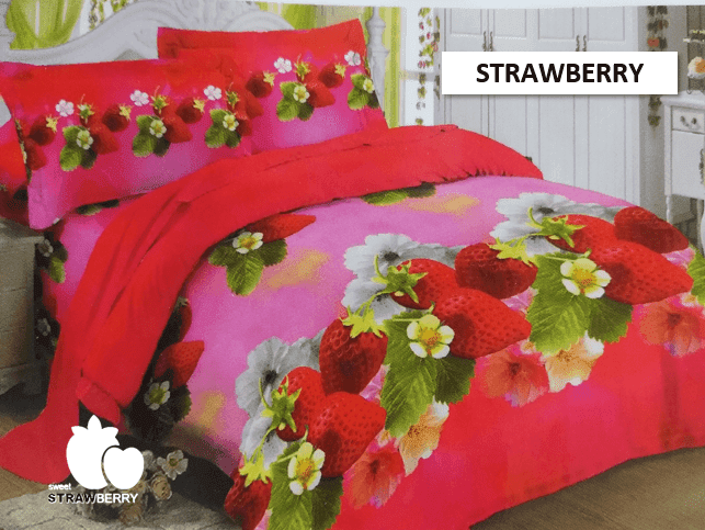 Sprei Lady Rose Strawberry 180 King