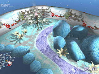 Christmas Lake 3d Wallpaper