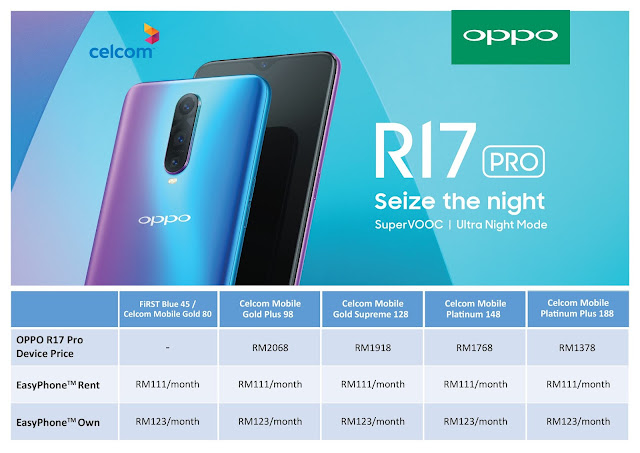 OPPO R17 Pro Exclusive Olike Neo Smartwatch Free Gift from Celcom