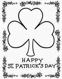 St Patrick's Day Coloring Sheets 2