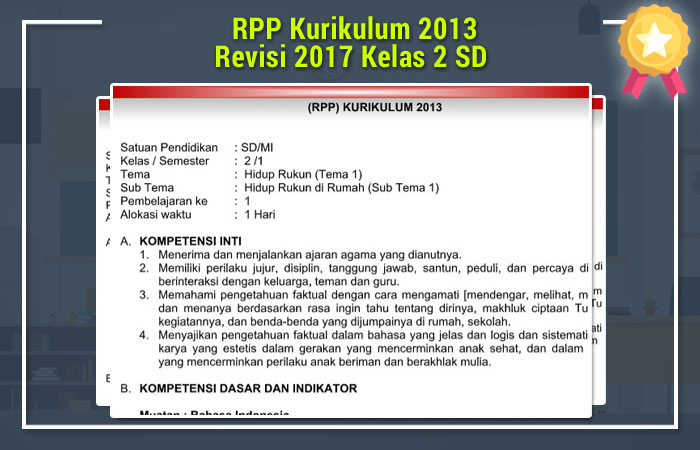 Contoh Rpp Kelas 3 Sd Semester 2.RPP Kurikulum Kelas 2 SD 