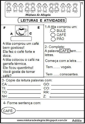 Leitura com a letra C