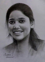 cute smile sketch portrait of a girl [smile]