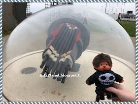 pont de Normandie, le havre, seine maritime,  haubans, monchhichi, kiki, vintage, jouet
