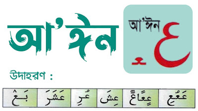 আঈন,আইন অক্ষর পরিচয়, আঈন,আইন এর পরিচয় ,আঈন,আইন ,ain  Arabic letter