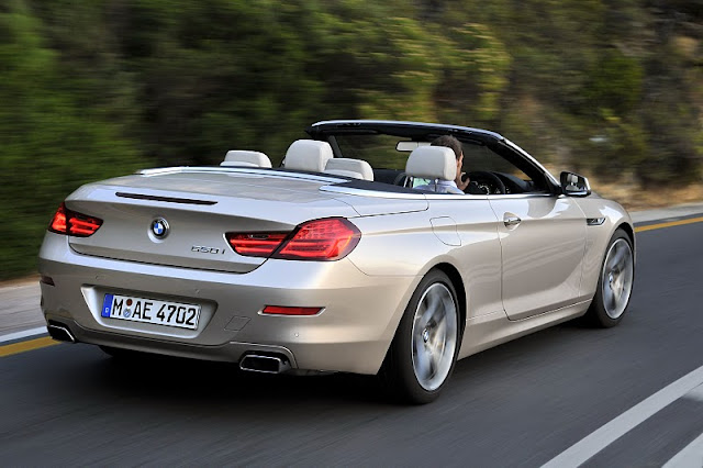 2012 bmw 6 series convertible rear side view 2012 BMW 6 Series Convertible