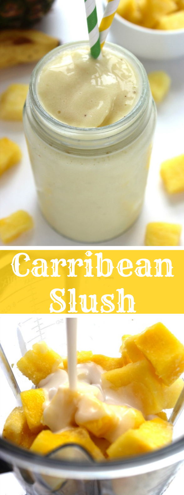 Caribbean Slush #drinks #smoothie