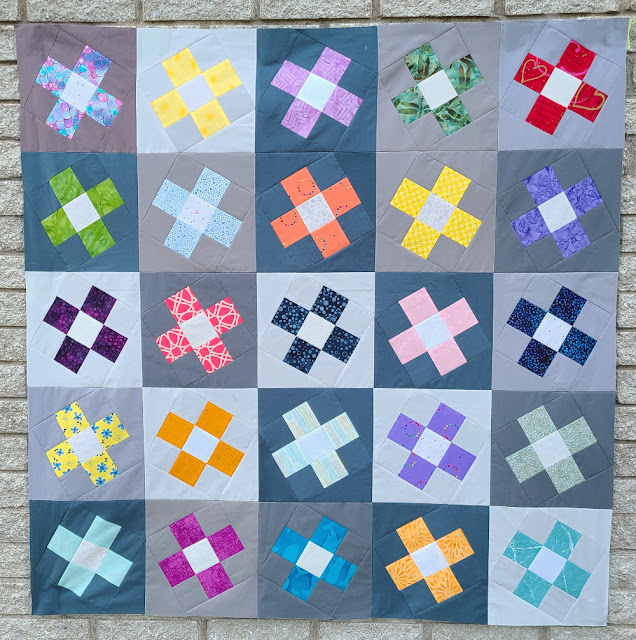 Tilted Flowers baby quilt pattern | DevotedQuilter.com