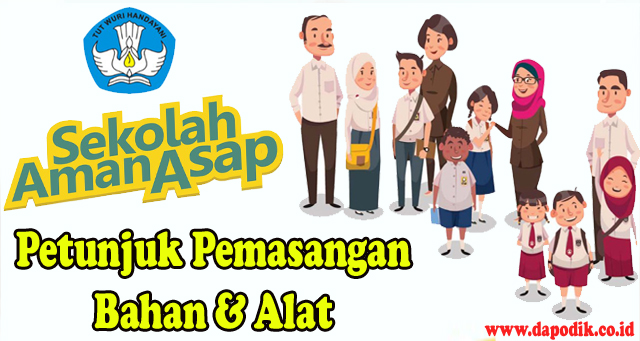 Petunjuk Pemasangan Bahan dan Alat Sekolah Aman Asap