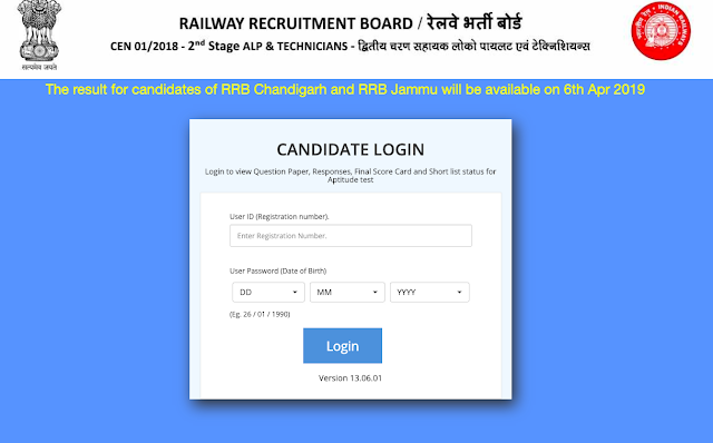 freejobadda.in,Check Your RRB ALP / Technician CBT-2 Result