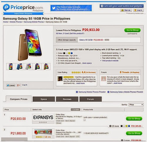 Compare Smartphone Prices in the Philippines