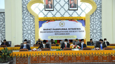 DPRK Gelar Rapat Paripurna Peringatan HUT Ke-817 Kota Banda Aceh 