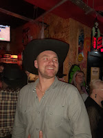 Man in enormous stetson