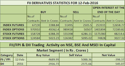 FII's  DII's Activity