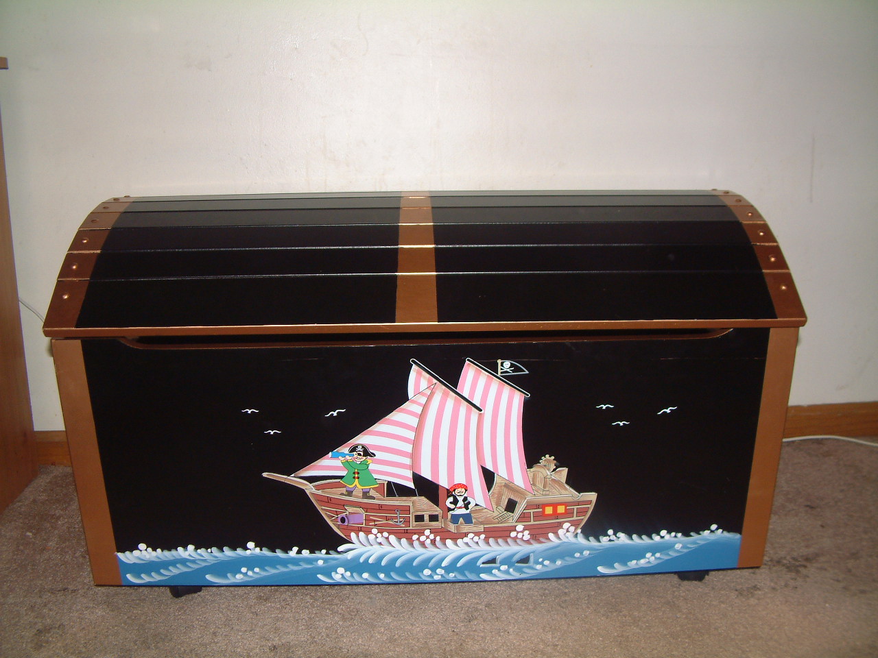 pirate chest toy box plans