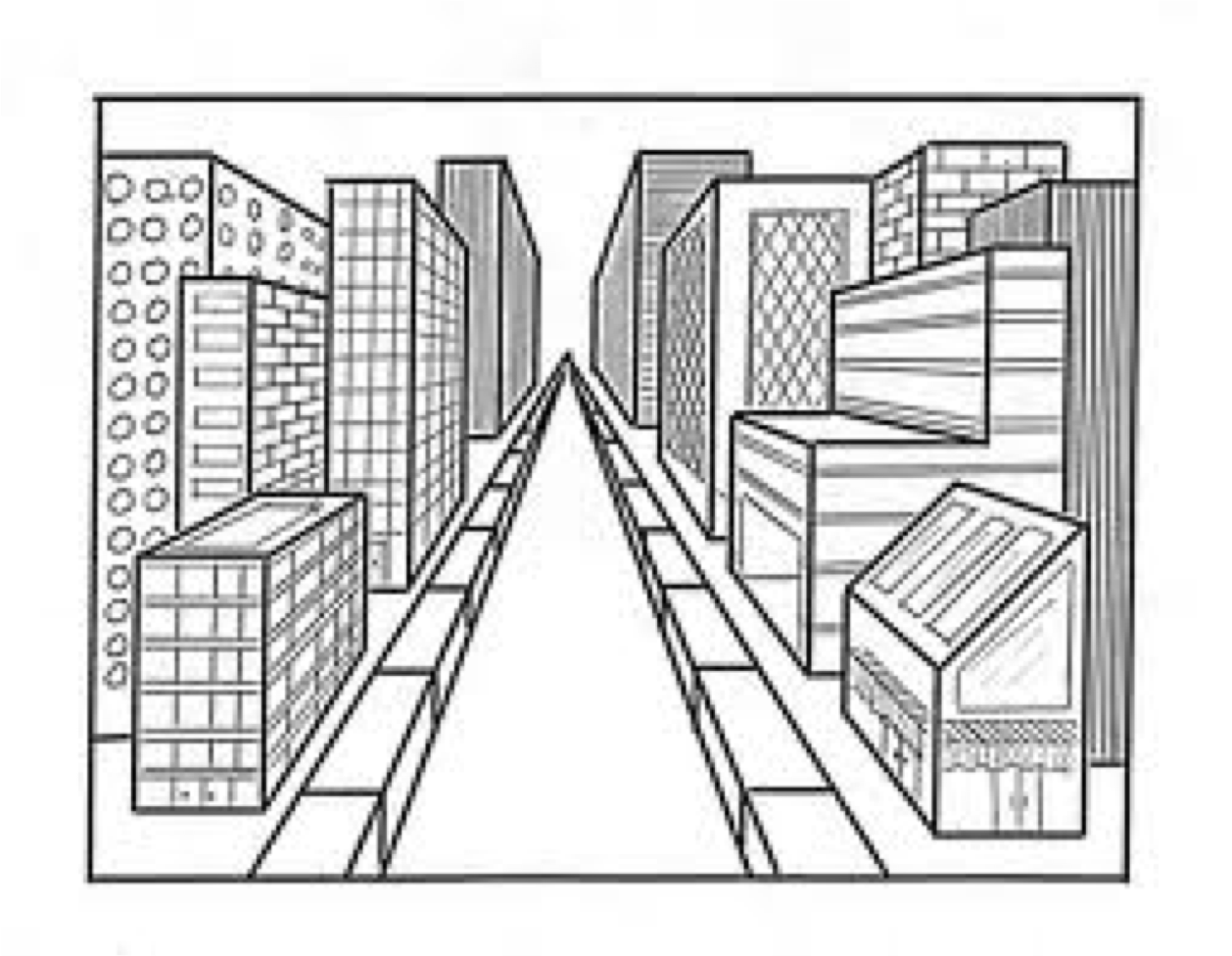 1 and 2 point perspective