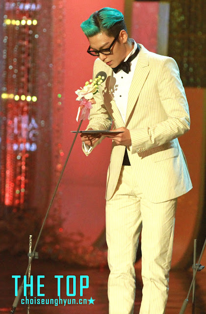 T.O.P at Paeksang Awards 2012