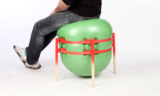 TheStooler, Four Wooden Legs Device by Andreu Carulla - Inspiring Modern Home