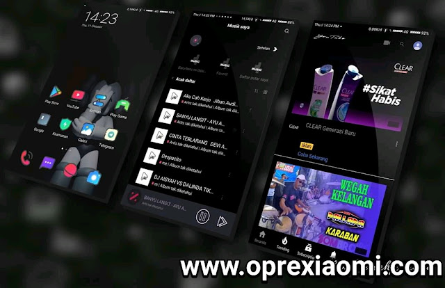 MIUI Theme Jancok Mtz Full Dark Mod Tembus Ke Youtube by Jack Reazor