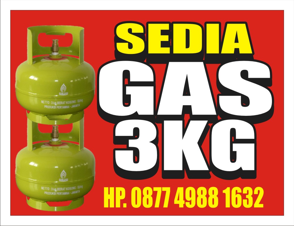 Download Gratis Contoh Spanduk Jual Gas Format CDR KARYAKU