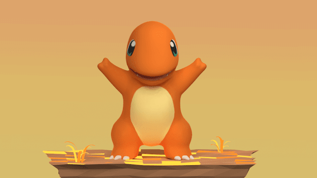 Charmander - front view