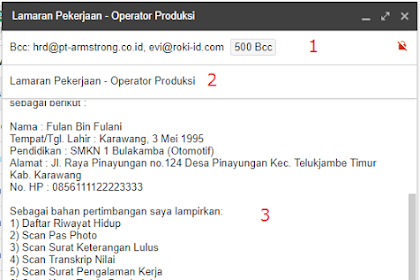 Cara Kirim Email Lamaran Kerja Yang Baik