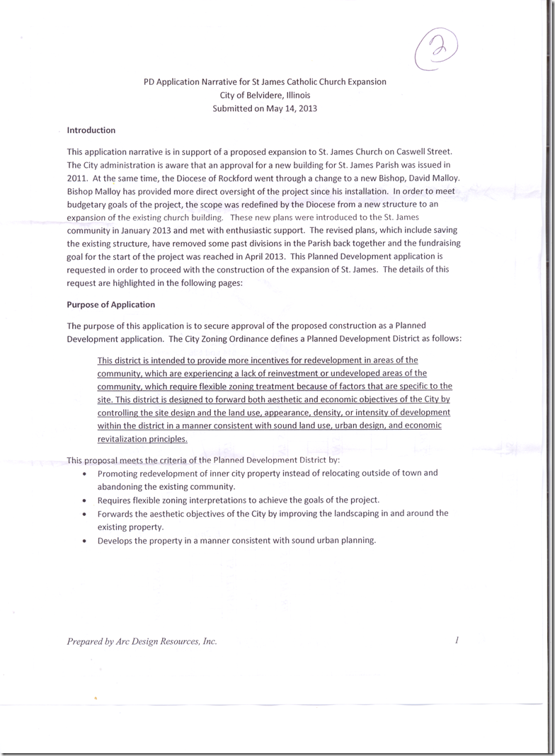 May 24, 2013 Planning Letter 2 of 9