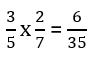 Como multiplicar frações