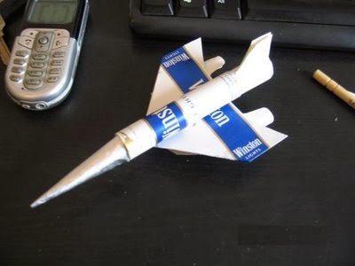 Cara Membuat Pesawat dari Bungkus  Rokok  Cara Membuat 