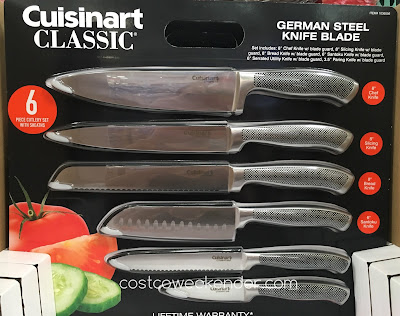 Make food prep easier in the kitchen with the Cuisinart Graphix 6-piece Knife Cutlery Set