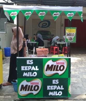 model gerobak es kepal milo terbaru