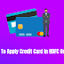 How To Apply Credit Card In HDFC Online