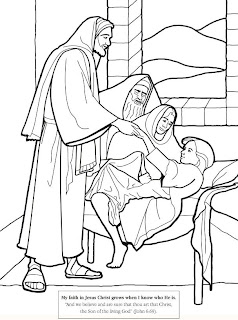 Jesus Christheals jairus daughter coloring page for kids to apply color bible cliparts(bible clip arts) Christian children coloring pages activities for children download for free