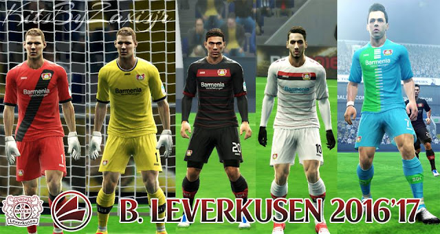 PES 2013  Leverkusen 2016'17 Kits by Zaxis Jr