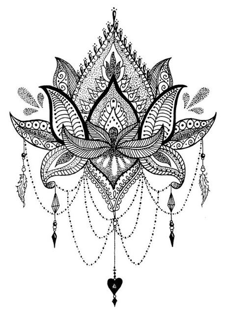 Thigh-mandala-lotus-Tattoo-design